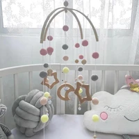 baby rattles crib mobiles toy bed bell musical box 0 12month cloud cotton carousel for cots stroller projection rotating bell