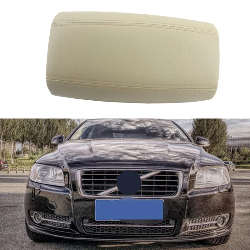 Кожаный подлокотник для центральной консоли автомобиля чехол хранения Volvo S80
