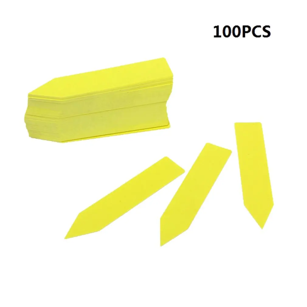 

Reusable Waterproof Plastic Plant Flower Seed Labels Markers Garden Tags Decoration Tools 50/100 Pcs/Pack