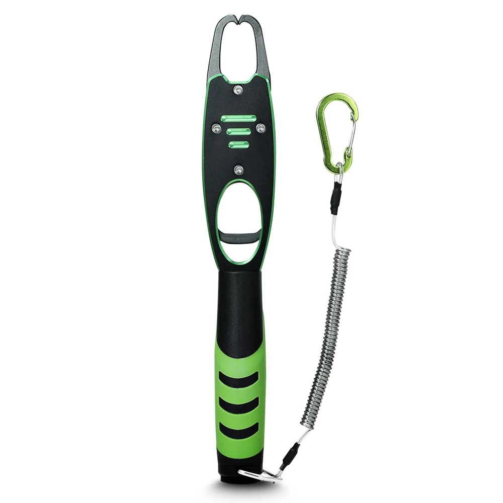 Fishing Grip Рыболовные плоскогубцы из алюминиевого сплава, рукоятка, разъемное кольцо, резак, рыболовный держатель, снасти с оболочкой и выдвижным тросом, комбинированные крючки для удаления - Цвет: Fishing Grip