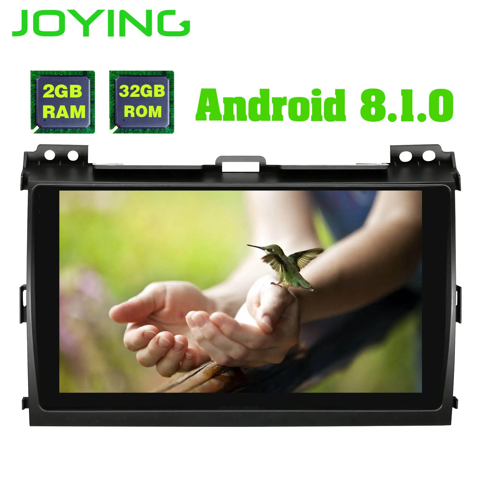 Радуясь 9 &quotголовное устройство Android автомобильное радио 2 ГБ + 32 для Toyota Land Cruiser