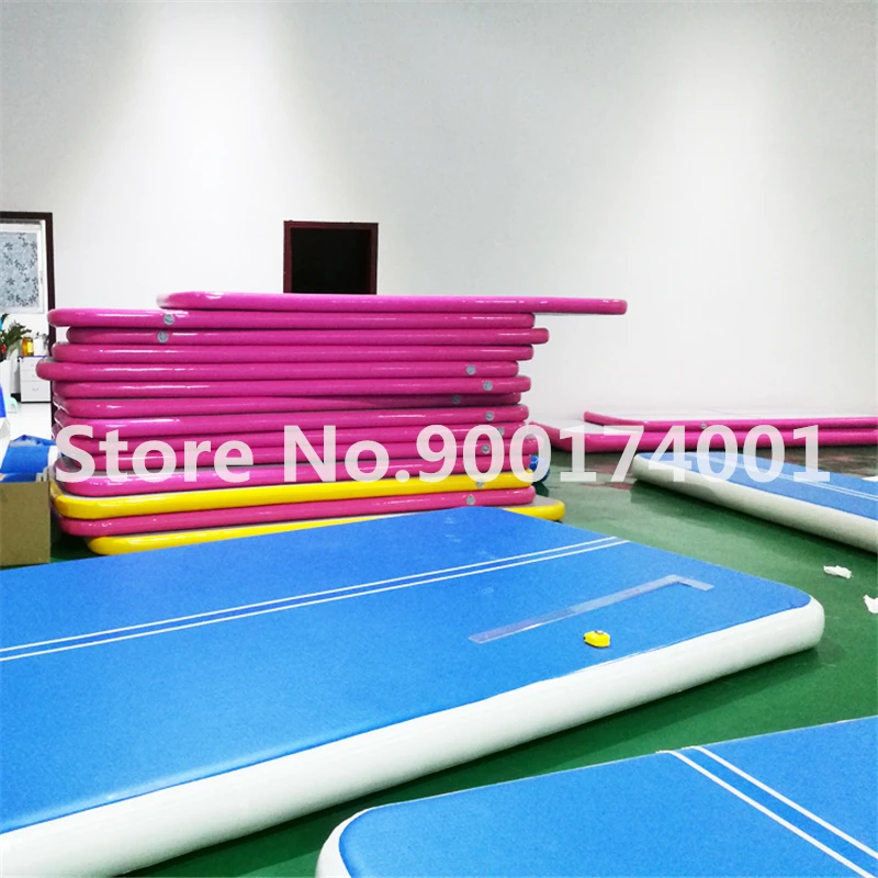 Hot sale!3m 4m 5m Gymnastics Mats Inflatable Air Track Yoga Mat Training Tumble Airtrack Floor for Kid | Игрушки и хобби