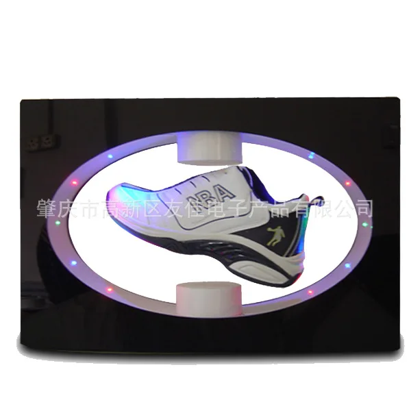 

Square suspension shoes glasses cosmetic bottle advertising display stand set