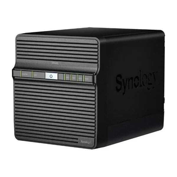 Сетевое хранилище NAS Synology DS420j Quad Core 1 GB RAM USB 3 0 LAN Black|Внешние жесткие диски| |