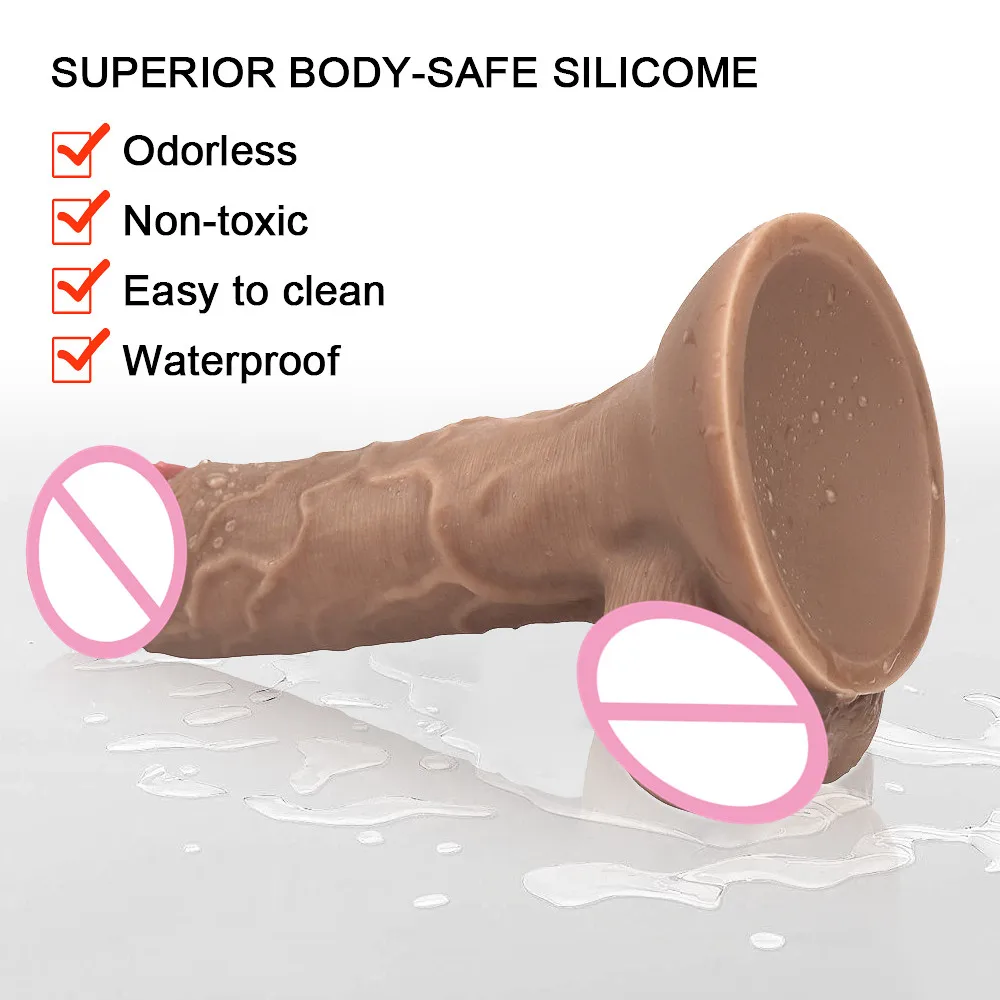 Фаллоимитатор GaGu реалистичный фаллоимитатор искусственный член с присоской