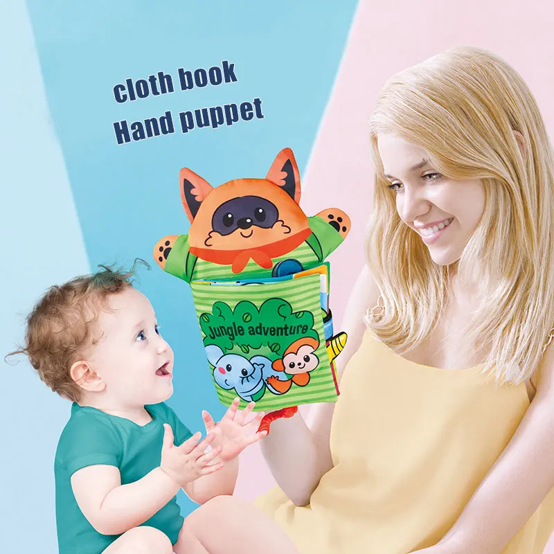 Детские книжки IMBABY тихие учебные пособия обучающая тканевая книга для малышей