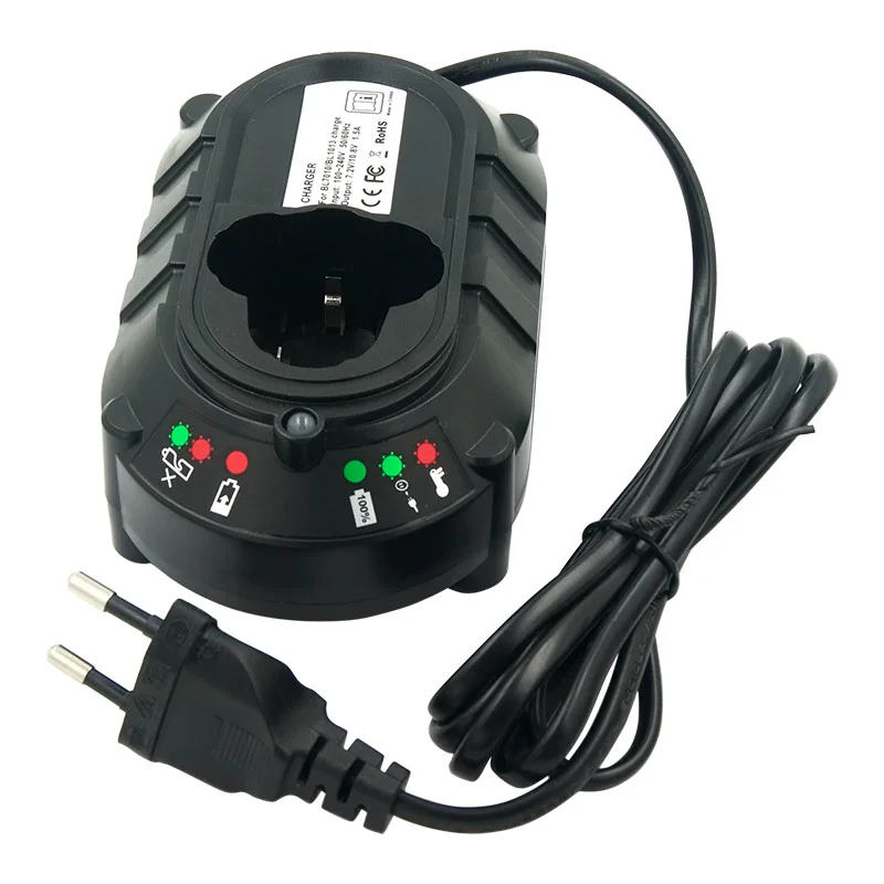 

AC110-240V Li-Ion Сменное зарядное устройство для Makita BL1013 BL1014 10,8 V DC10WA DF030D/DF330D/TD090D/CL104Z