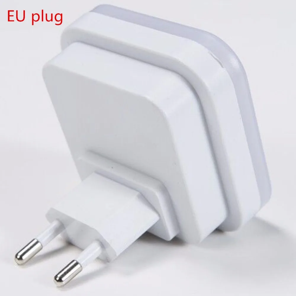 

Light Sensor Auto Controle Mini Nachtlampje Eu Us Plug Novelty Vierkante Baby Kids Slaapkamer Lamp Maan Romantische Kleurrijke