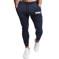mens skinny track pants tracksuit bottoms solid fitness workout sweatpants running sportswear lightweight soft joggers trousers