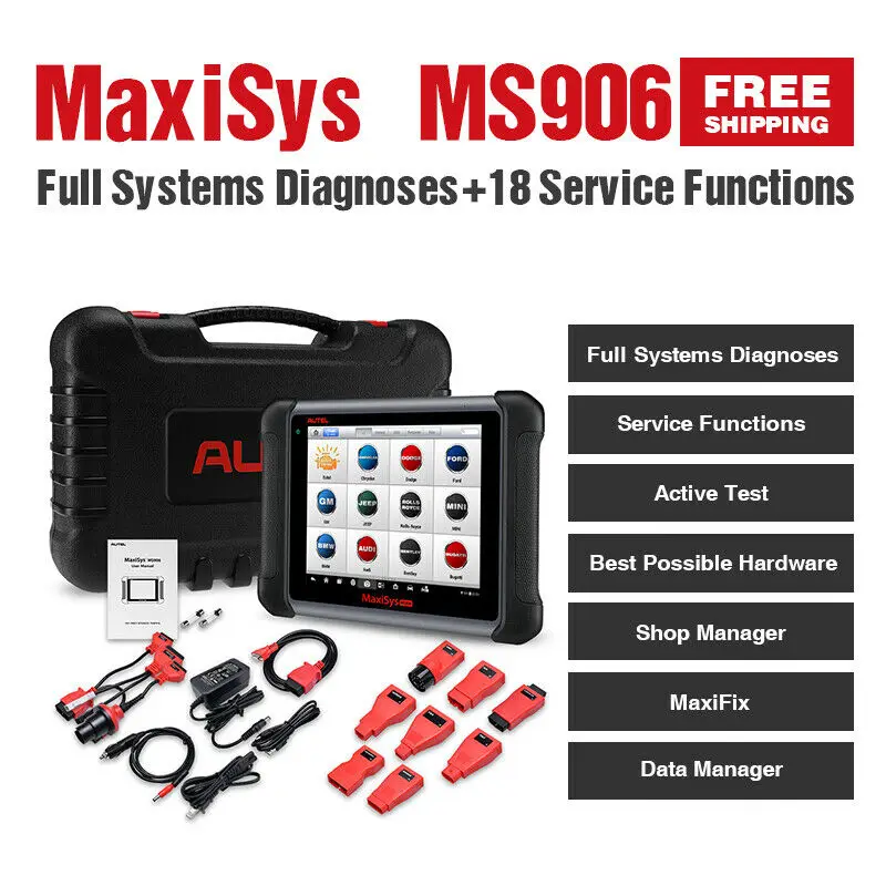 Autel MaxiSys MS906 OBD2 сканер автомобильный диагностический инструмент считыватель