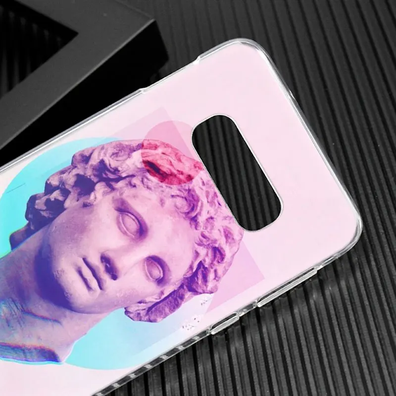Силиконовый чехол David Medusa Vaporwave для Samsung Galaxy Note 10 Pro 9 8 5 M30S M40 S10E S10 5G S9 S8 Plus S7 S6 Edge