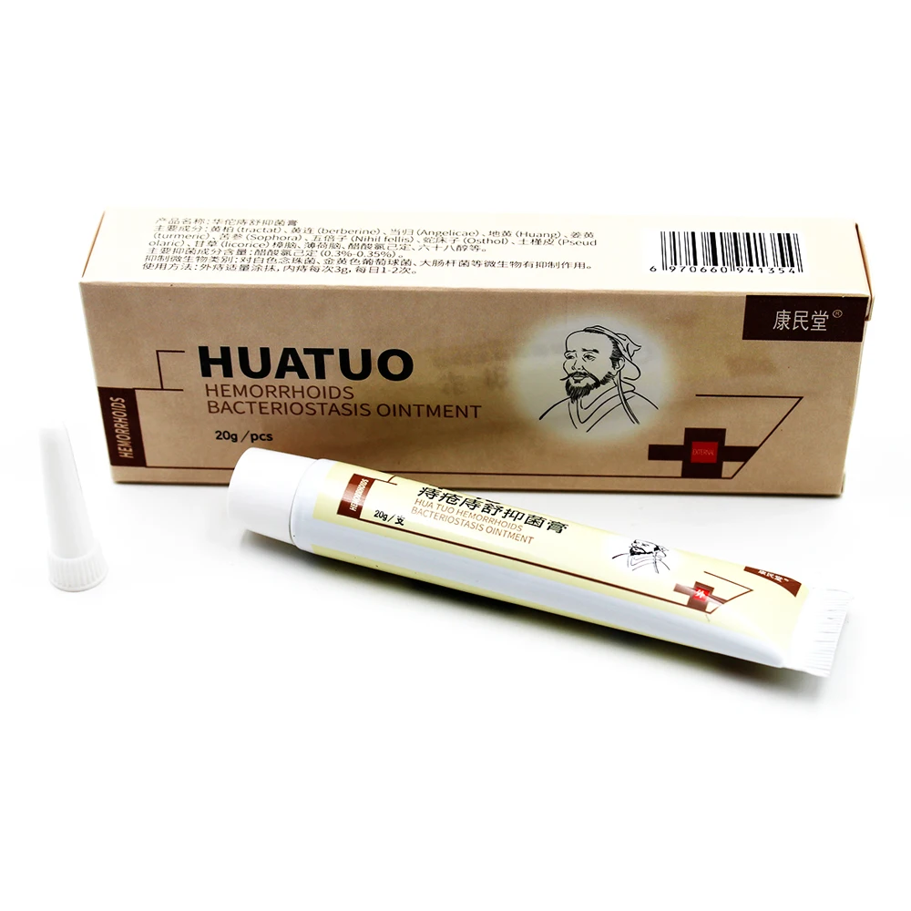 2 шт./лот китайский пластырь мазь от геморроя Хуа Туо крем для облегчения боли