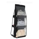 6 Карманный складной зонтик висит мешок 3 слоя Складная полка, мешок кошелек сумочка Органайзер двери без исключения карман вешалки Шкаф для хранения одежды вешалка