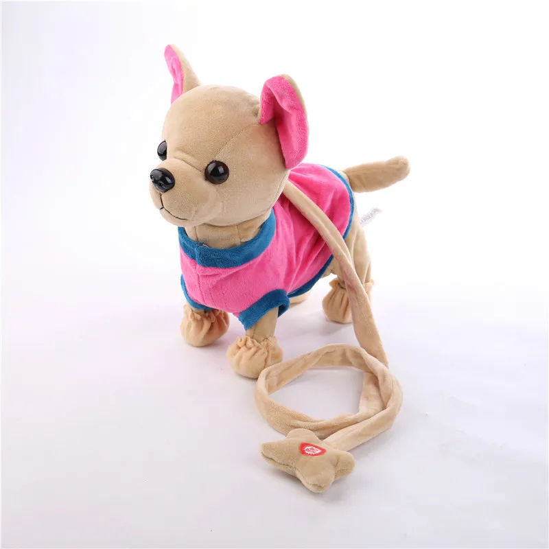 Новинка Электронные Домашние животные собака робот Der Chi Love на молнии Поющая