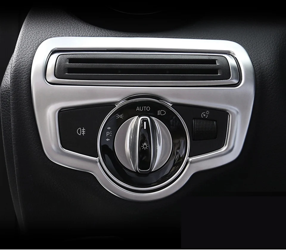 Eadlamp переключатель Накладка для Mercedes w205 amg/Внутренняя отделка c63 mercedes c Класс аксессуары w205 Mercedes glc x253/amg купе