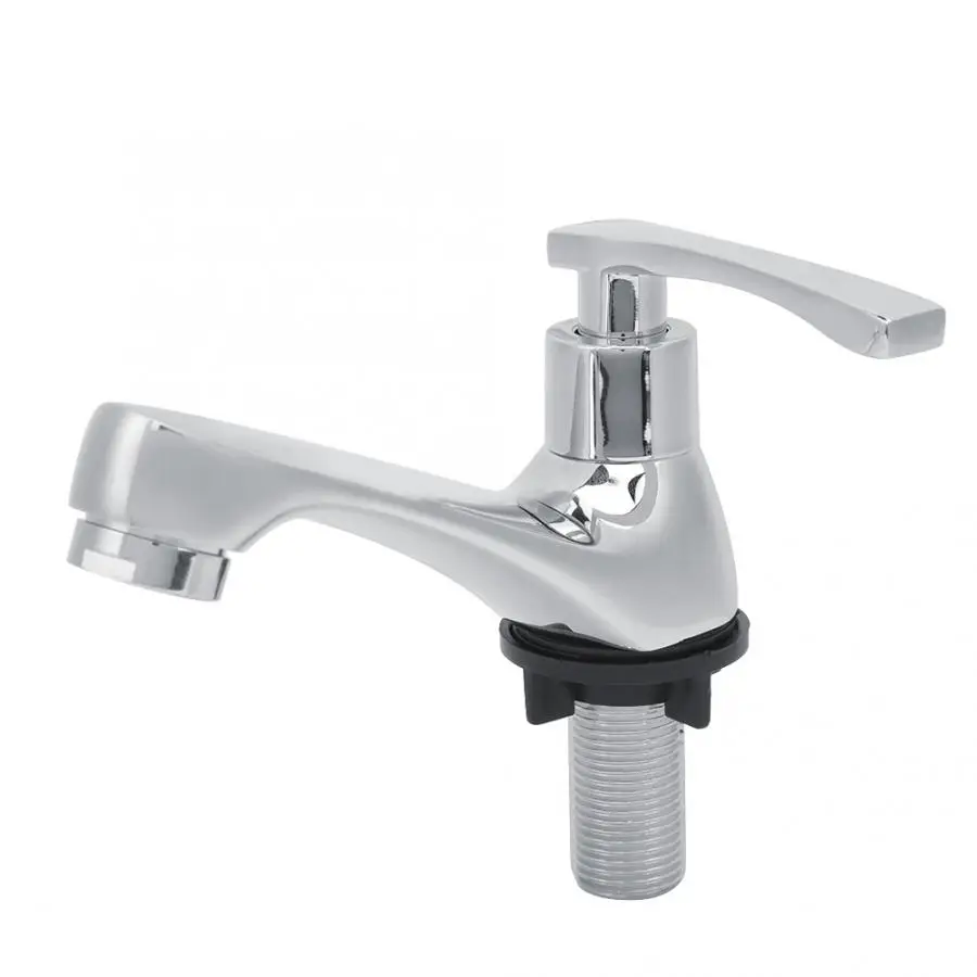 G1/2in Single Handle Zinc Alloy Household Faucet Water Tap for Home Bathroom Use | Обустройство дома