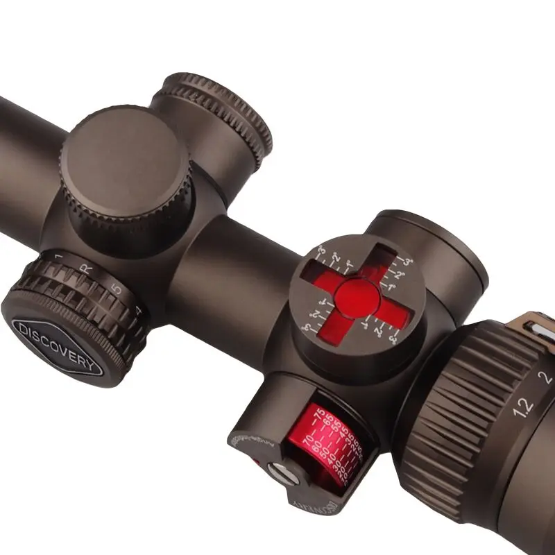 Новинка прицел для охоты Discovery WG 1 2-6x24голове с индикатором угла и уровня дешевая