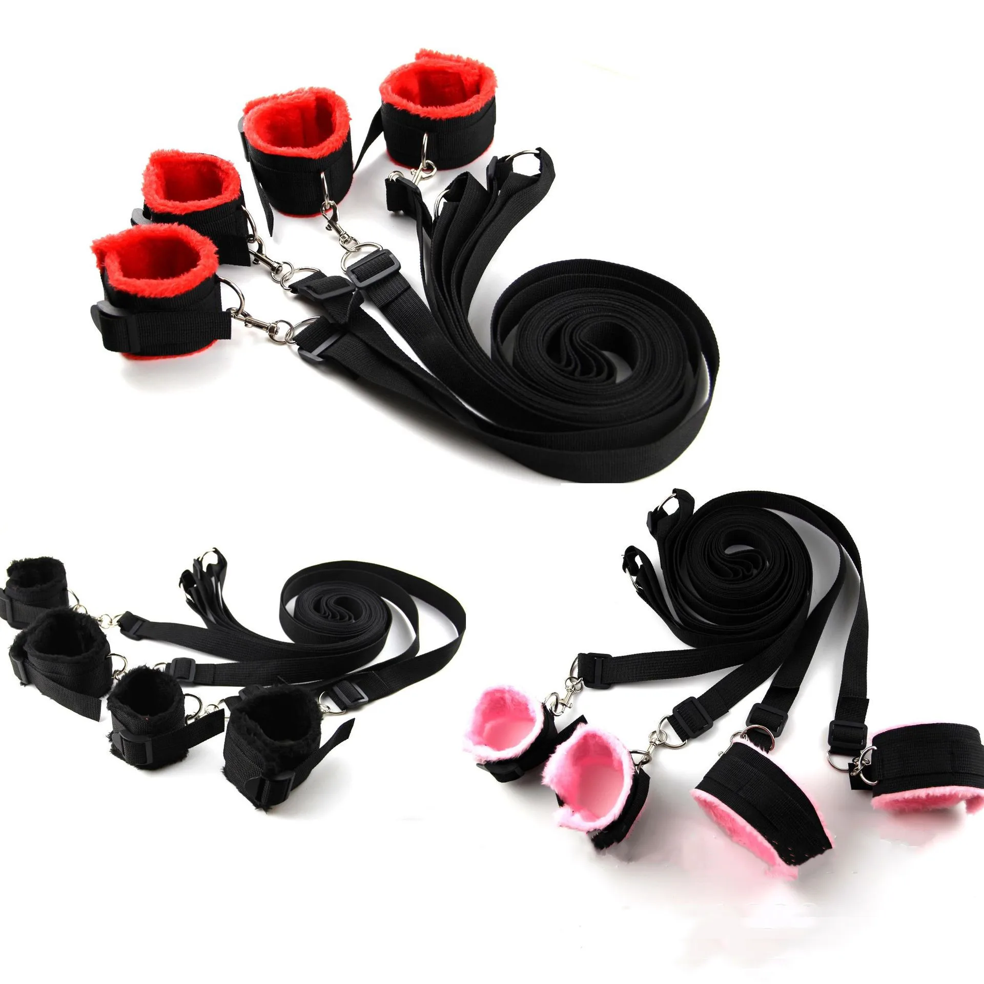 Комплект для ограничения секса кровать Джем регулируемый ремень нейлоновые