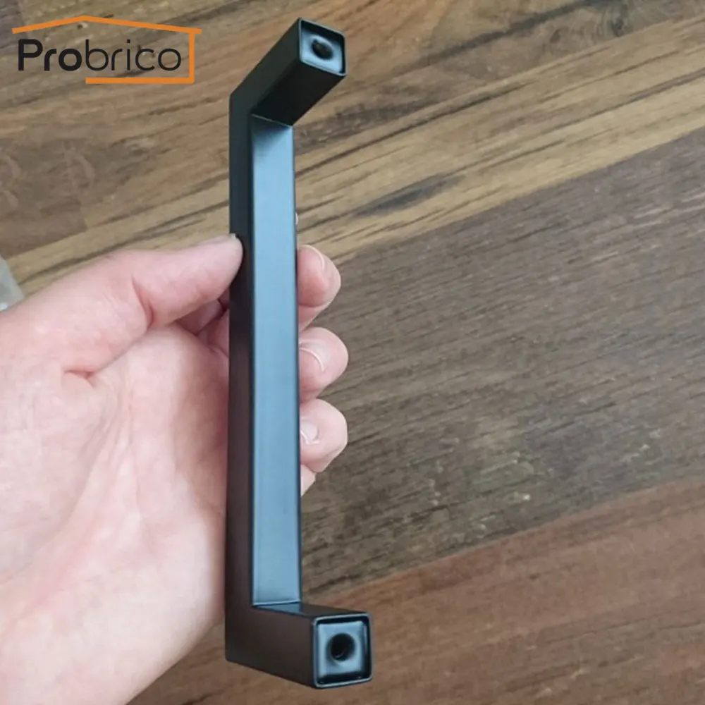 Probrico Minimalism Cabinet Handles and knobs Matte Black Kitchen Long Wardrobe Cupboard Furniture Pulls Drawer Knobs | Обустройство