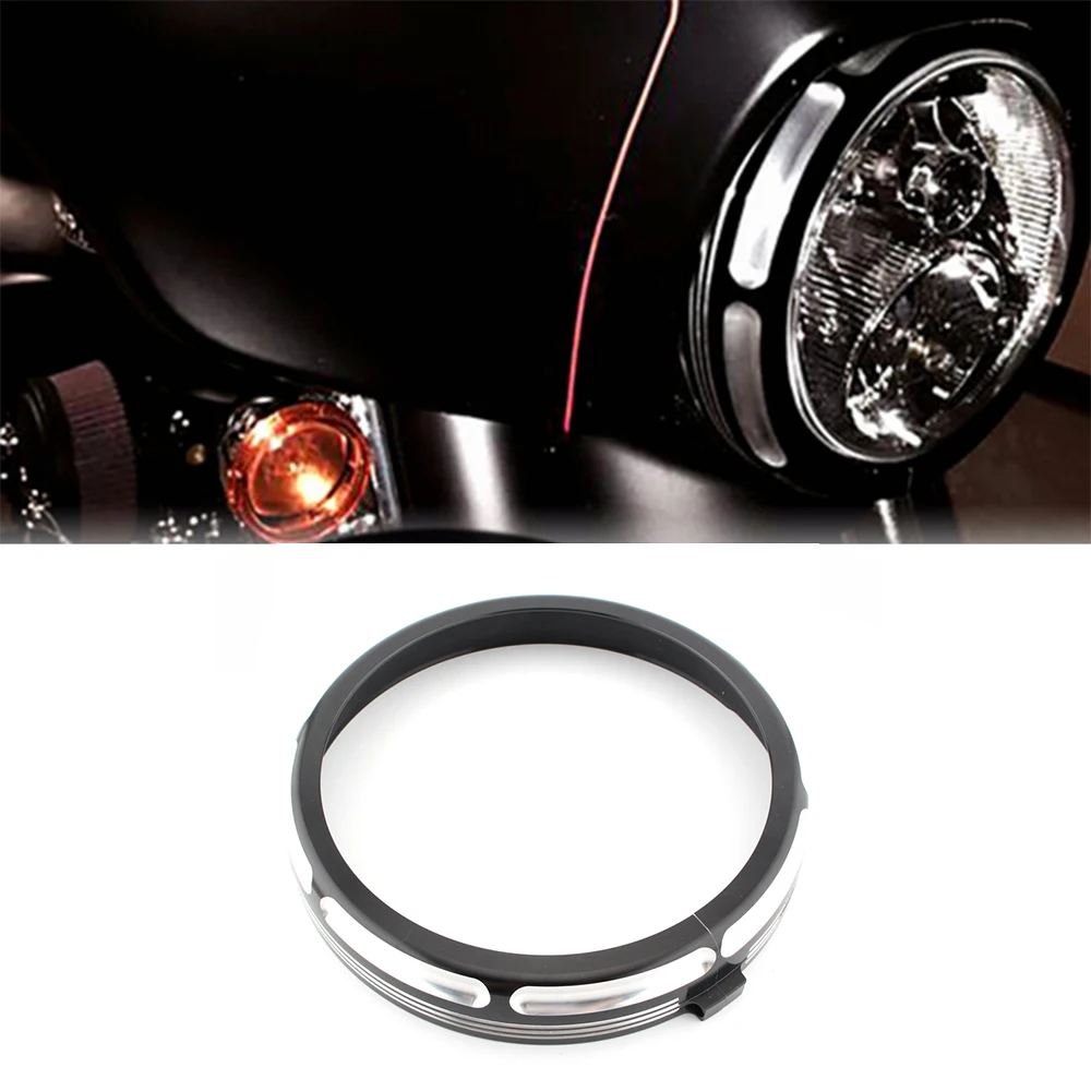 

Налобный фонарь для мотоцикла, декоративный Чехол для Harley Touring Street Glide Road King Trikes FLHX FLHR FLH/T 96-18