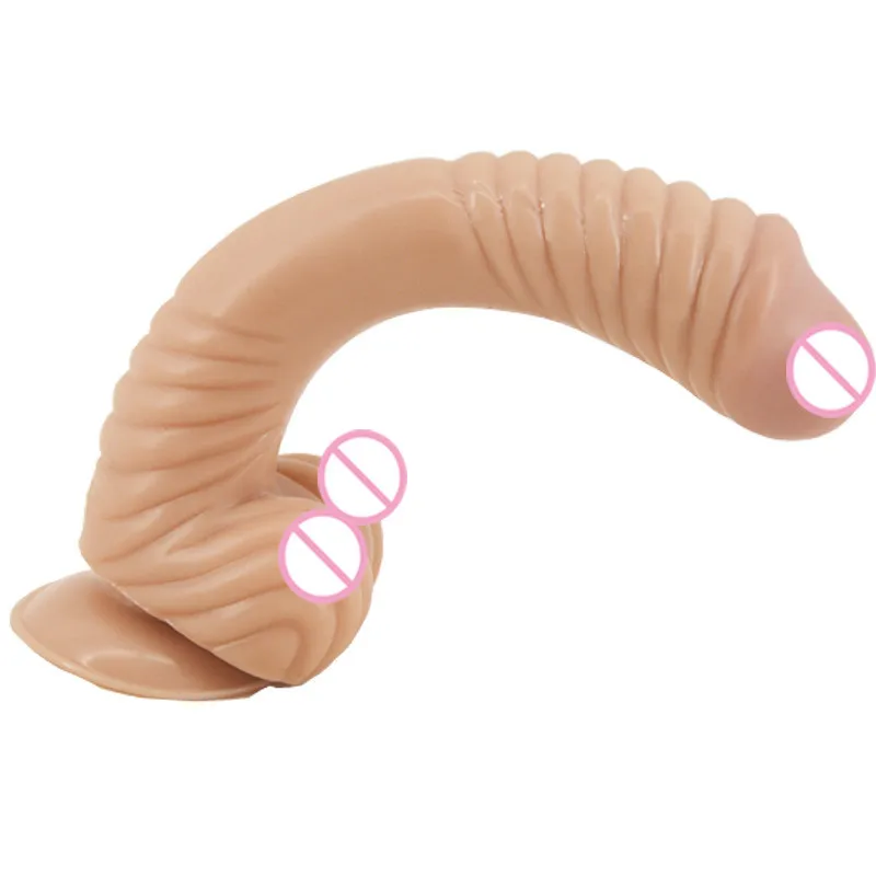 Изогнутый фаллоимитатор Змея Анальная пробка животный на присоске