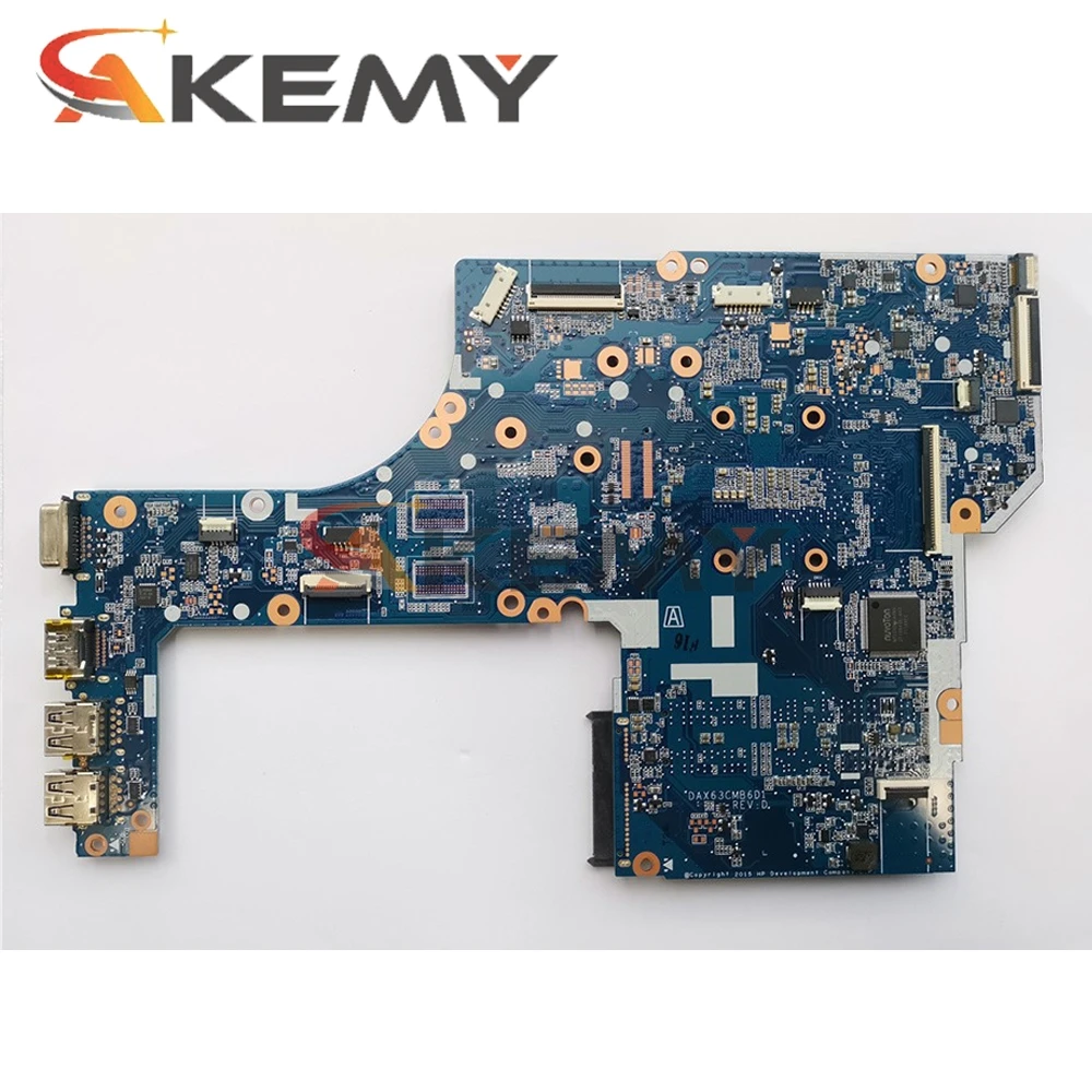 Для HP Probook 450 G3 470 Материнская плата ноутбука DAX63CMB6C0 DAX63CMB6D1 Процессор I7-6500U DDR4 855672-601