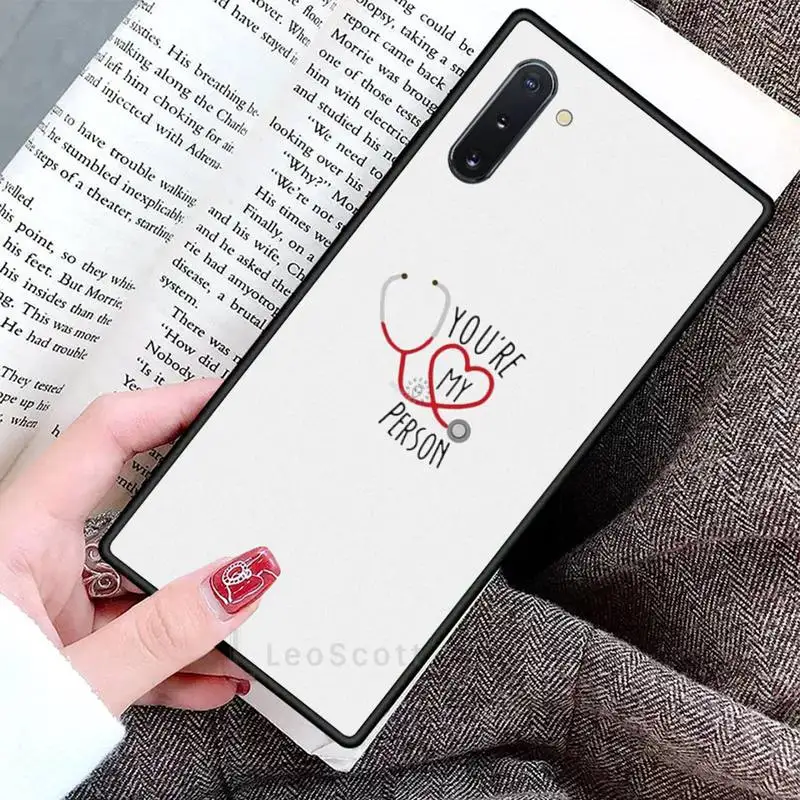 

Nurse Doctor Medical Health Phone Case For Samsung Galaxy S8 S9 S10 Plus S10E Note 3 4 5 6 7 8 9 10 Pro Lite cover