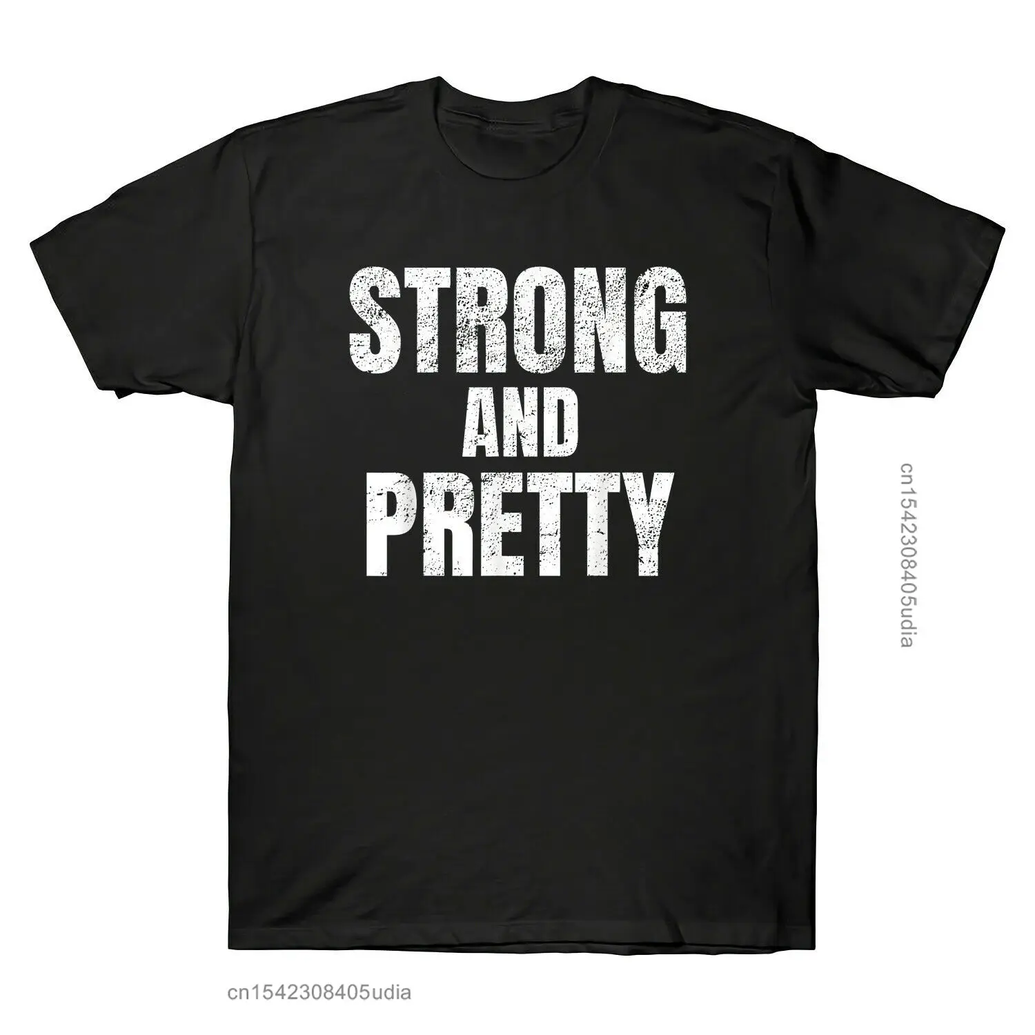 

Strong And Pretty Funny Strongman Workout Vintage T-Shirts Men's Retro Black Tees Hip Hop Cool Hipster Gothic Tee T Shirt Men