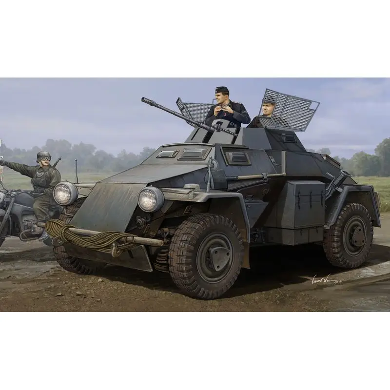 Hobby Boss 83816 1/35 немецкий Sd.Kfz.222 стартовый модельный набор | Игрушки и хобби