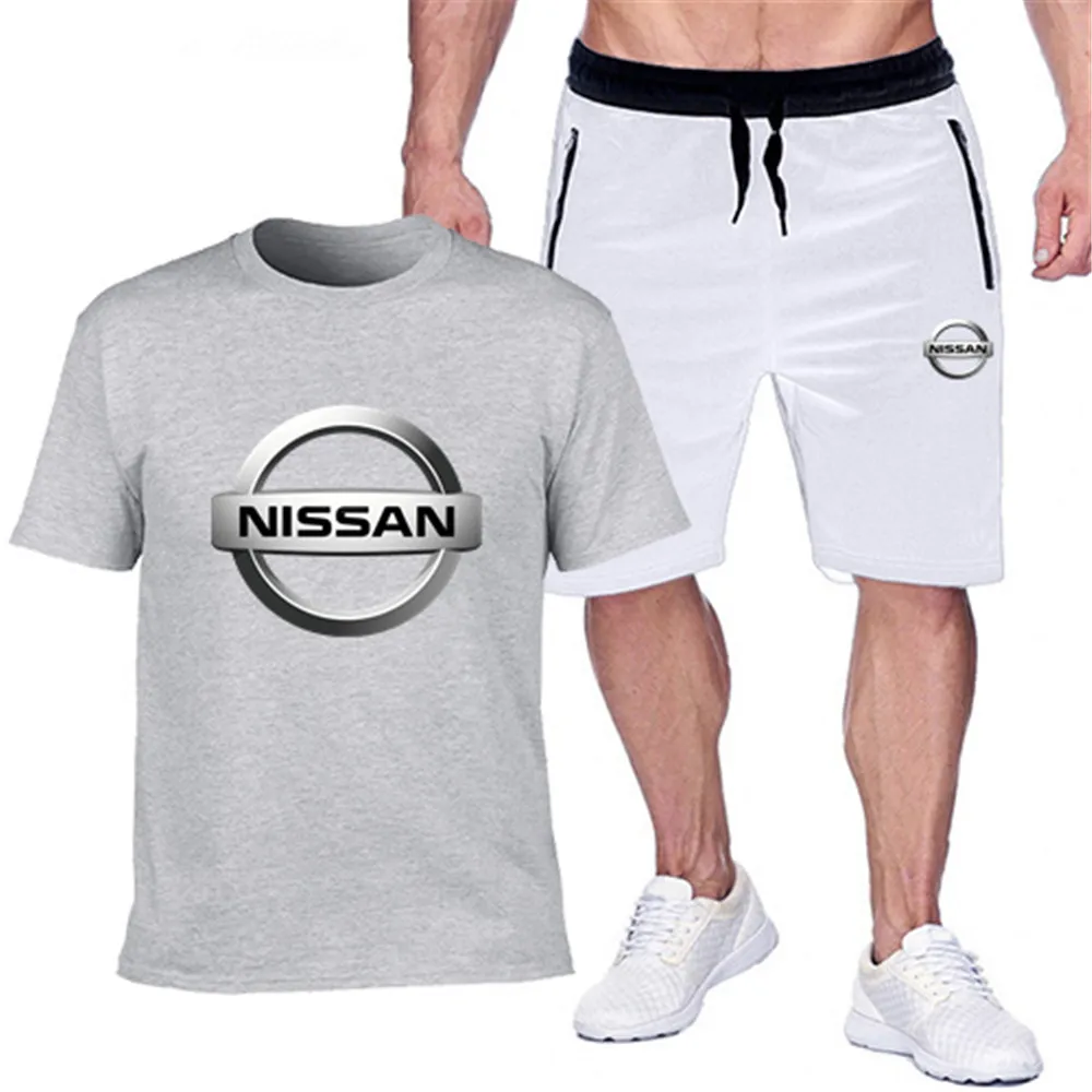 

NISSAN spring and summer new Polo shirt men's comfortable breathable short-sleeved shorts suit men's cotton T-shirt suit