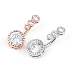 1 шт. сексуальные висячие Колечки пупка для пирсинга живота из хрустальной хирургической стали для женщин ювелирные изделия для тела аксессуары для женщин