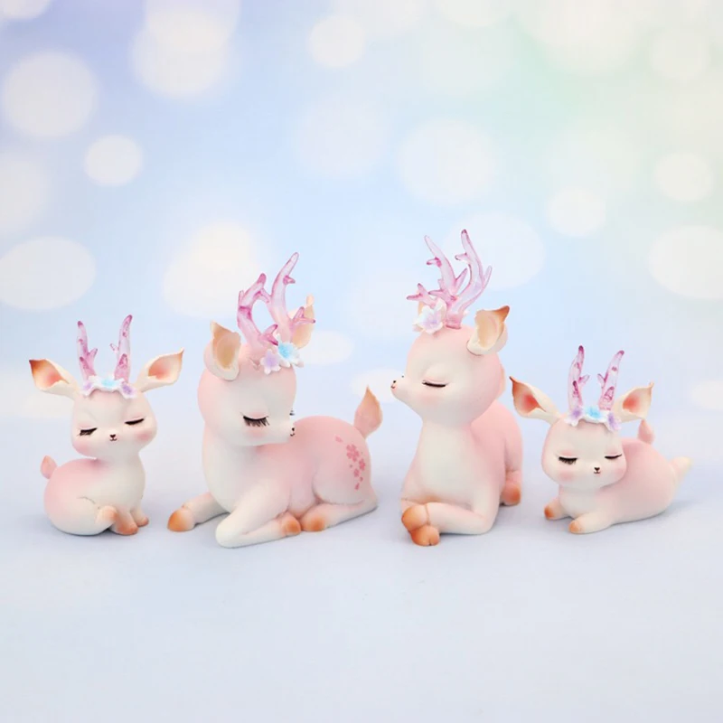 

Cute Fawn Figurines,Mini Statue,Toy,Miniature Sculpture,Resin Deer Ornament,Kawaii Christmas Gifts,Cake Party Decoration,Crafts