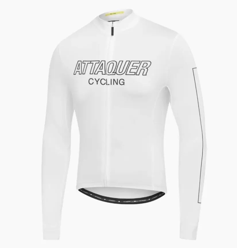 

Men's Cycling Sets 2021 Attaquer Club Summer bicycle suits 3-piece base layer long sleeve Jersey and bib pants Maillot ciclismo