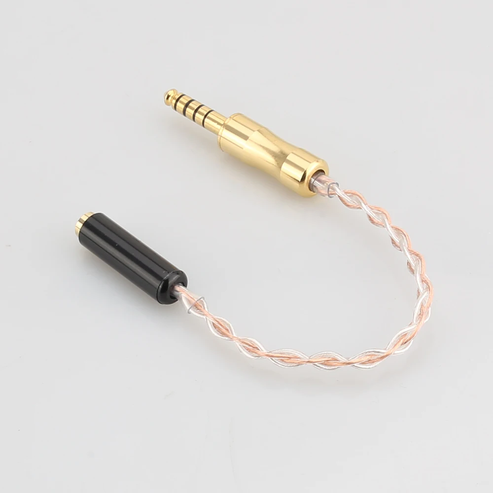 

4N OCC 4.4MM Balanced Male to 3.5MM / 4.4MM Balanced Female Adapter Cable