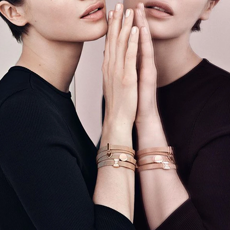 

925 Sterling Silver Charm Heart Shape Suitable For Bracelet Original Reflexion Fit Original Silver bracelet Jewelry 2020 NEW