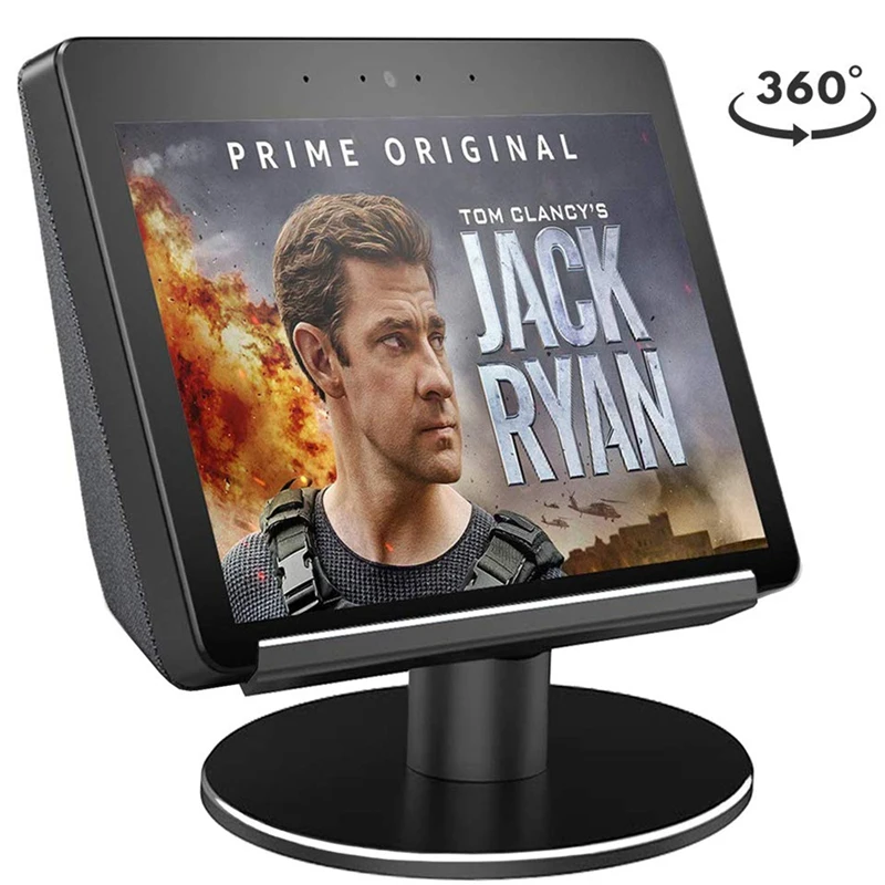 

Stand For Amazon Echo Show, Adjustable Stand Compatible With Amazon Echo Show 2Nd Generation, Fully Aluminum Construction,360 De