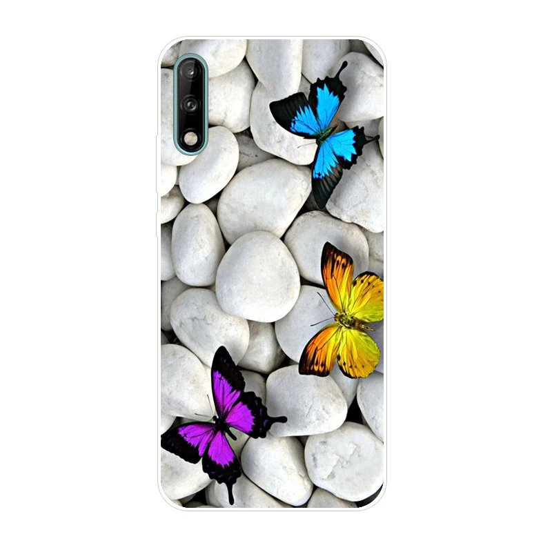 Чехол для Huawei P smart 2020 мультяшный Мягкий чехол из ТПУ телефона Y7 силиконовый 2019 |
