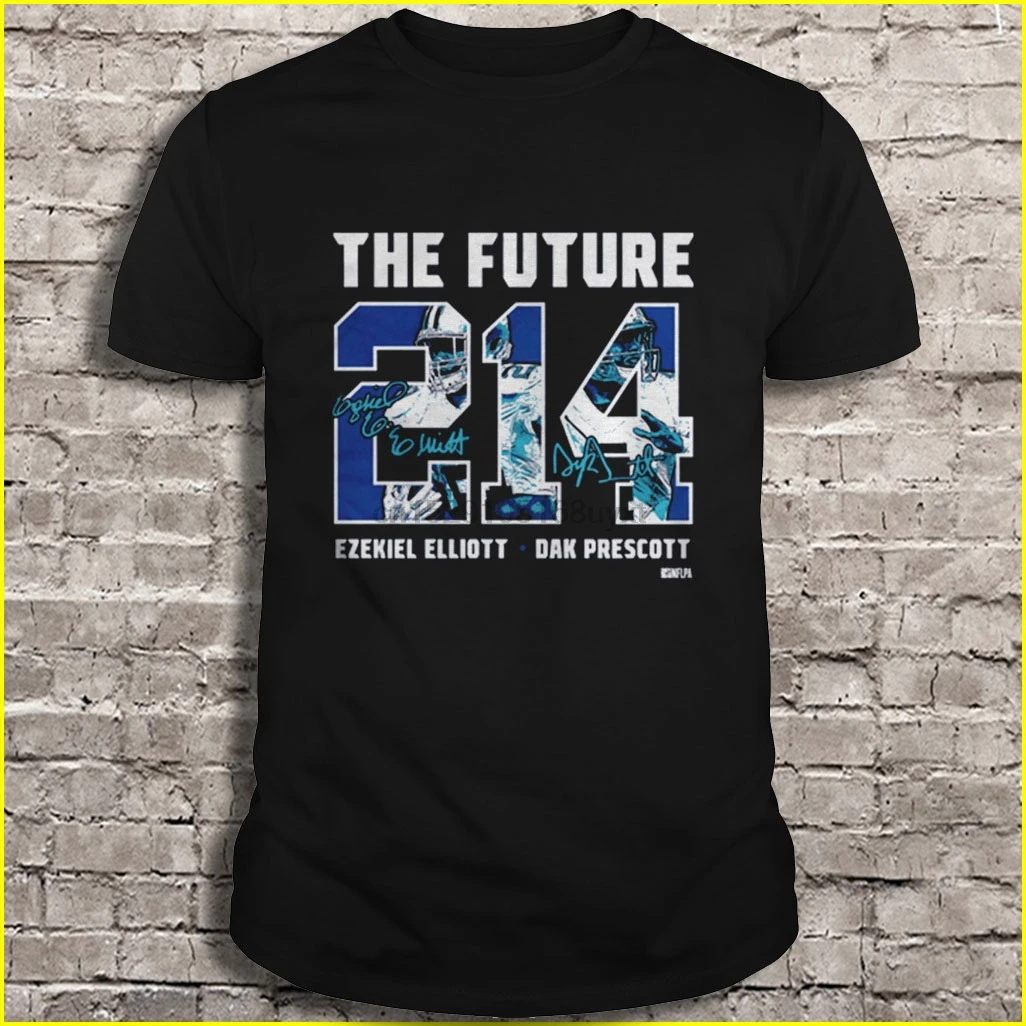 Мужская футболка The future 214 с изображением эзекиеля Эллиота Дак Прескотта для