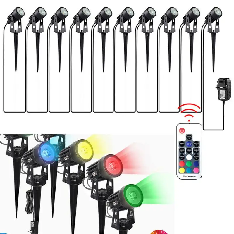 

Лидер продаж, светодиодный светильник для деревьев, наружный садовый наземный светильник, s-образное украшение для дорожек, беспроводной пу...