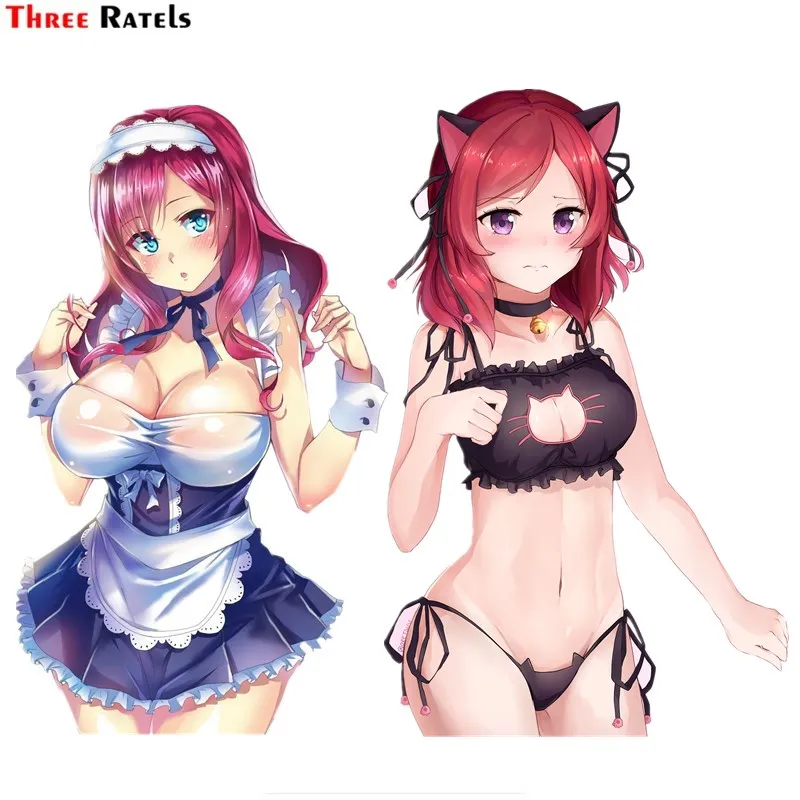 

Наклейка на лобовое стекло автомобиля Three Ratels FC814 с аниме девушкой Nishikino.Maki LOVE LIVE