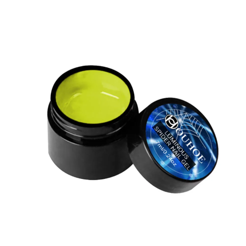 Гель-лак для рисования ногтей светящийся матовый клей флуоресцентная линия