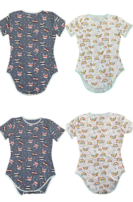 

1 pcs *Haian Adult Baby Diaper Lover ABDL Onesie Snap Crotch Romper Bodysuit ,ZPYD01-1
