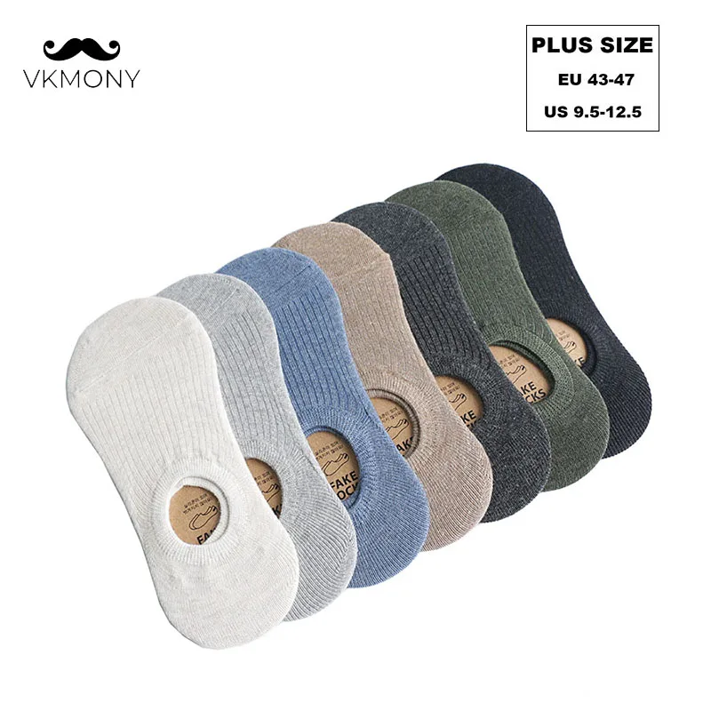 

Men cotton socks 6pairs/lot summer thin Invisible socks colorful man no show socks VKMONY