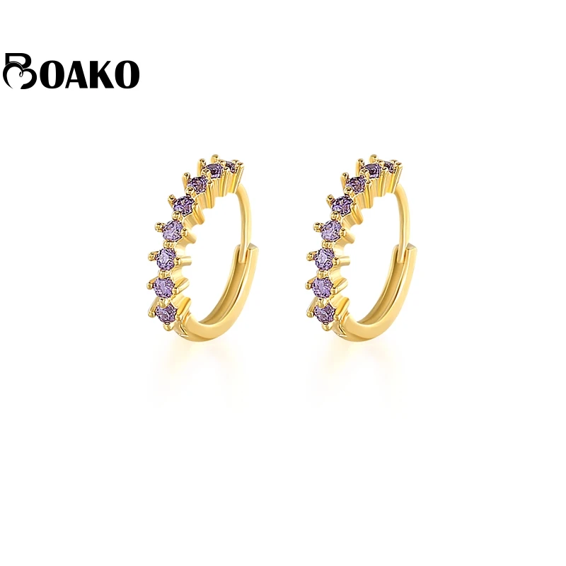 

Женские серьги-кольца из настоящего стерлингового серебра 925 пробы, золотые серьги-кольца для девушек, Серьги Для Пирсинга Ушей в стиле панк...