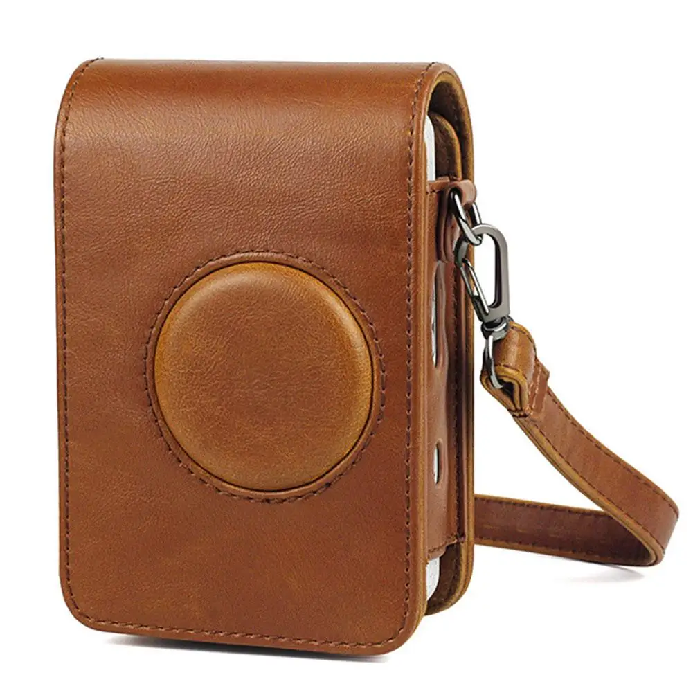 В ретро стиле из мягкой PU искусственной кожи Камера сумка чехол для ЖК дисплея с