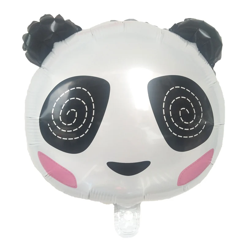 10 шт./лот 18 дюймов голова животного фольги воздушный шар с днем рождения вечерние