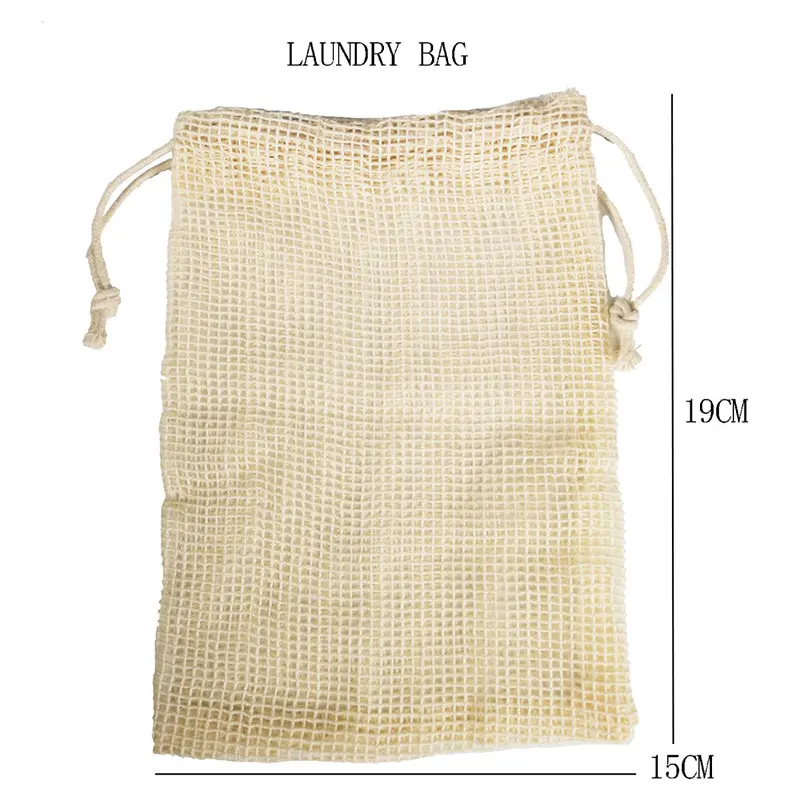 Многоразовые прокладки для снятия макияжа с мешком хранения хлопковые Круглые