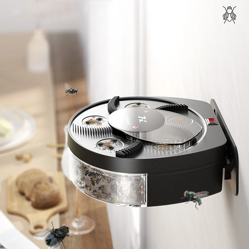 

Wall mount Electric Fly Trap USB Automatic Flycatcher Anti Fly Killer Insect