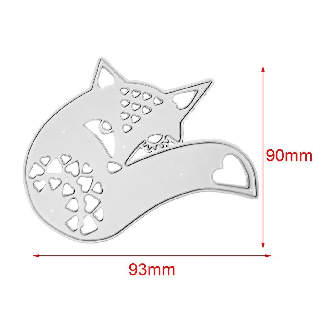 

Metal Cutting Dies Cut Die Mold Fox Decoration Scrapbook Paper Craft Knife Mould Blade Punch Stencils Dies
