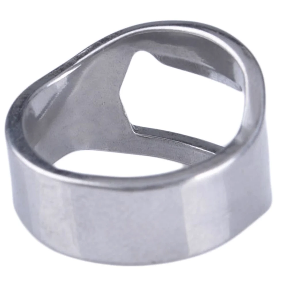 

Versatile Stainless Steel Finger Ring RingShape Beer Bottle Opener Bar Tool Gorgeous